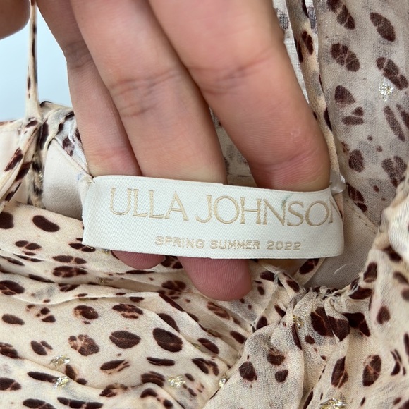 ❌SOLD❌ Ulla Johnson Hazel Gown in Leopard Ikat Dot - Picture 12 of 15